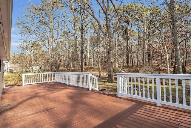 view of deck