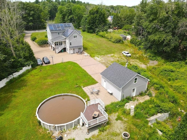 364 Chestnut Hill Rd, Millville, MA 01529 - view from above of property with a forest