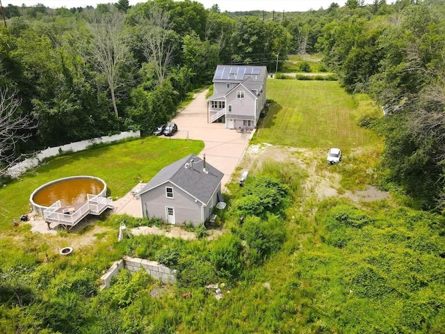 364 Chestnut Hill Rd, Millville, MA 01529 - view from above of property featuring a forest