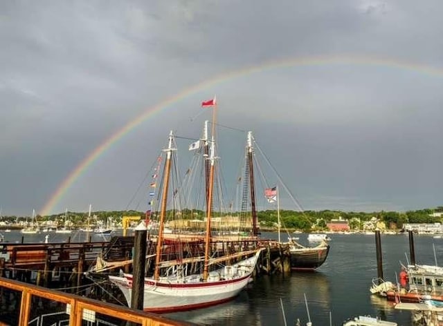 191 Main St Unit 2B, Gloucester, MA 01930 - dock area featuring a water view