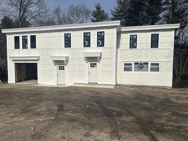 view of front of property with brick siding