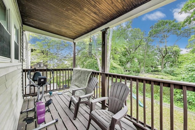 15 Ronan St Unit 3, Boston, MA 02125 - view of wooden terrace