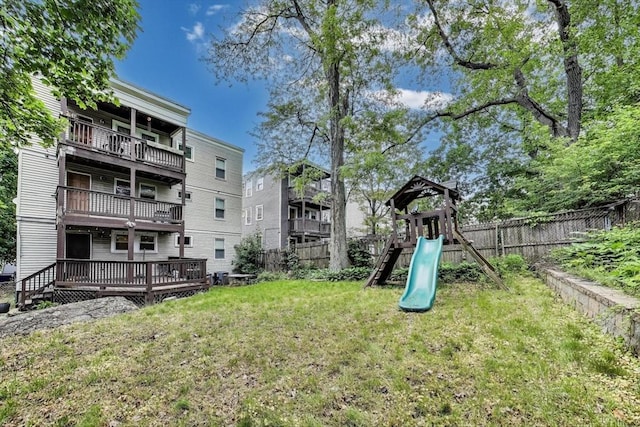 15 Ronan St Unit 3, Boston, MA 02125 - view of yard with a wooden deck