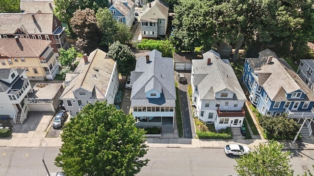 12 Leonard St, Somerville, MA 02144 - aerial perspective of suburban area