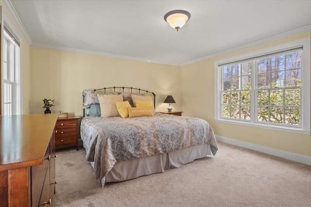 279 Norfolk St, Holliston, MA 01746 - carpeted bedroom featuring multiple windows and ornamental molding
