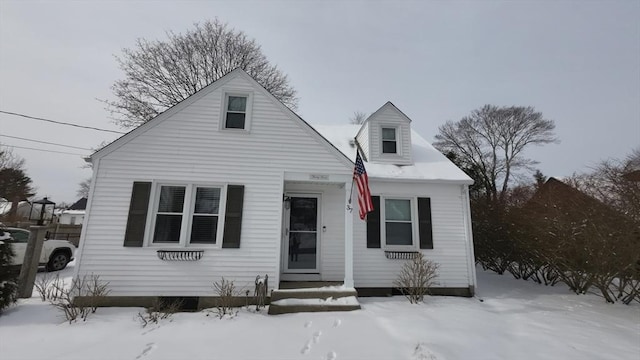 view of cape cod-style house