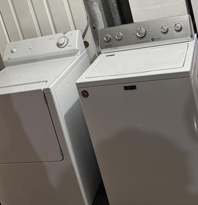 251 Waltham St, Newton, MA 02465 - laundry area with independent washer and dryer