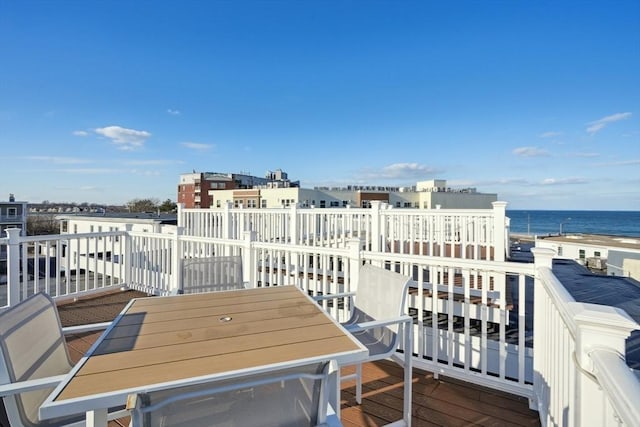 10 Berkley Rd Unit C, Hull, MA 02045 - wooden terrace with a water view