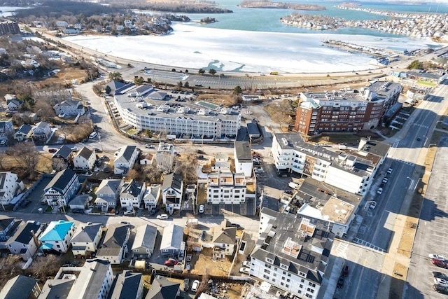10 Berkley Rd Unit C, Hull, MA 02045 - aerial overview of property's location with a nearby body of water
