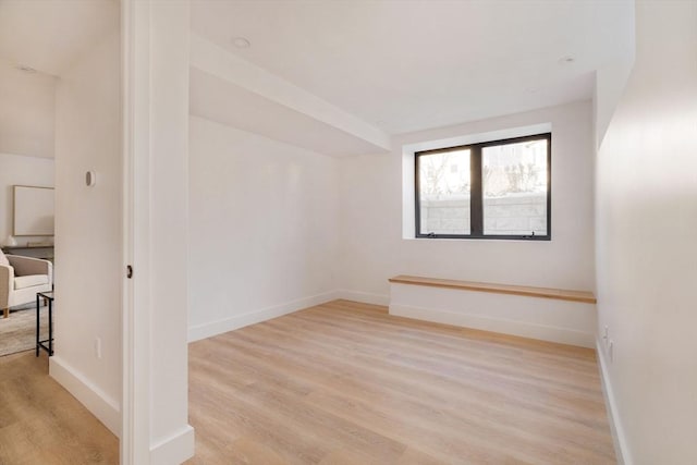 bonus room featuring light hardwood / wood-style floors