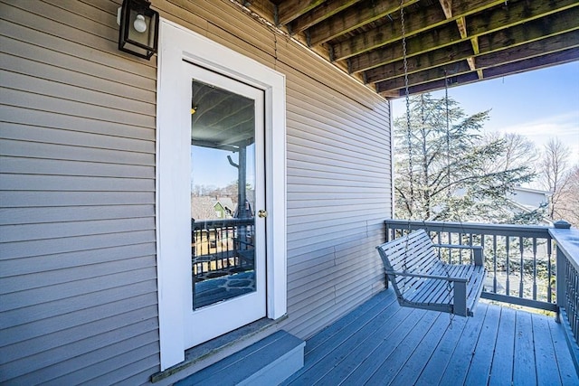 38 Highland Park Ave, Boston, MA 02119 - view of wooden deck