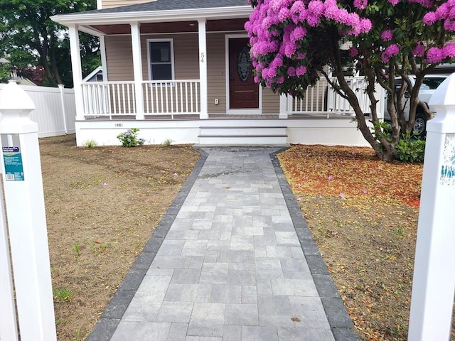 54 Federal St, Weymouth, MA 02188 - view of front facade featuring covered porch