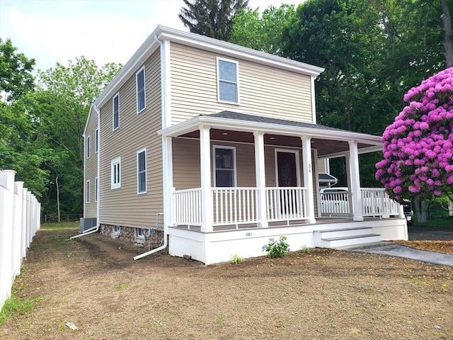54 Federal St, Weymouth, MA 02188 - view of front of house with a porch