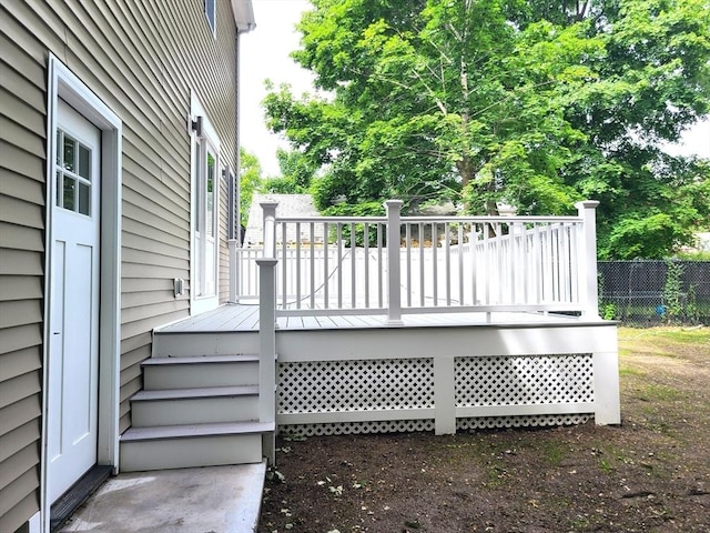 54 Federal St, Weymouth, MA 02188 - view of wooden deck