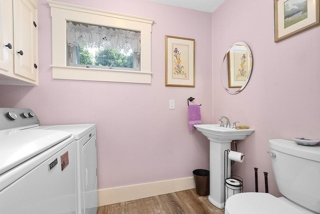 40 Maple St, Mansfield, MA 02048 - half bath with washer and dryer and wood finished floors