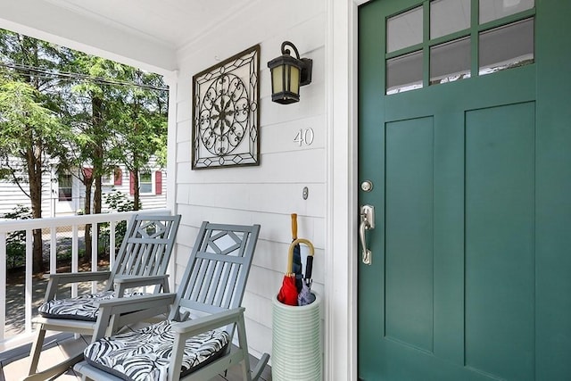 40 Maple St, Mansfield, MA 02048 - view of exterior entry with covered porch
