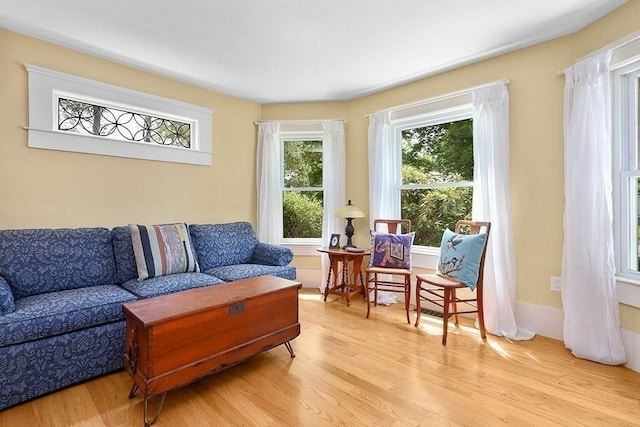 40 Maple St, Mansfield, MA 02048 - living area with light wood-type flooring