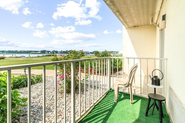 200 Cove Way Unit 106, Quincy, MA 02169 - balcony featuring a water view
