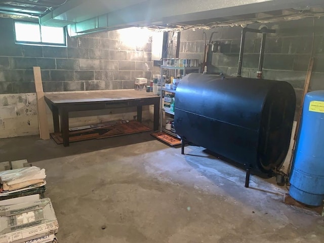 52 Burnett St, Granby, MA 01033 - basement featuring heating fuel and a water pressure tank