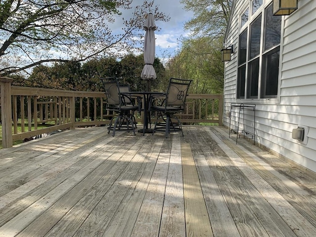 52 Burnett St, Granby, MA 01033 - deck featuring outdoor dining area