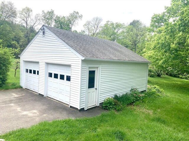 52 Burnett St, Granby, MA 01033 - view of detached garage