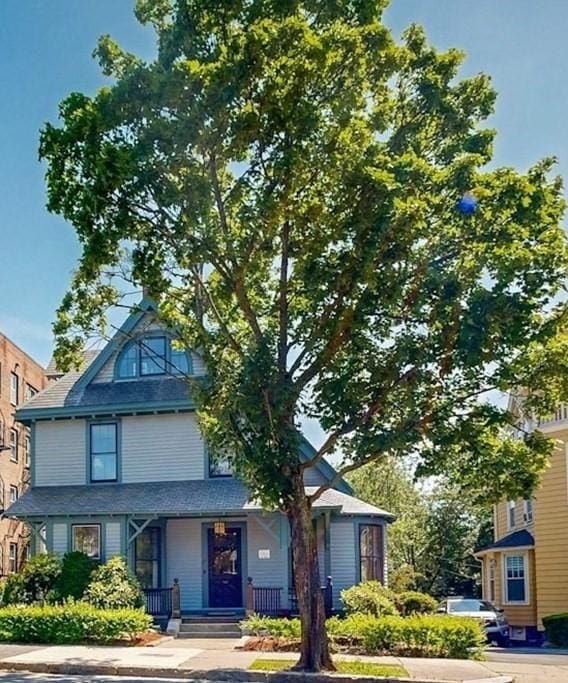 140 Highland Ave Unit 1, Somerville, MA 02143 - view of front of home featuring a porch