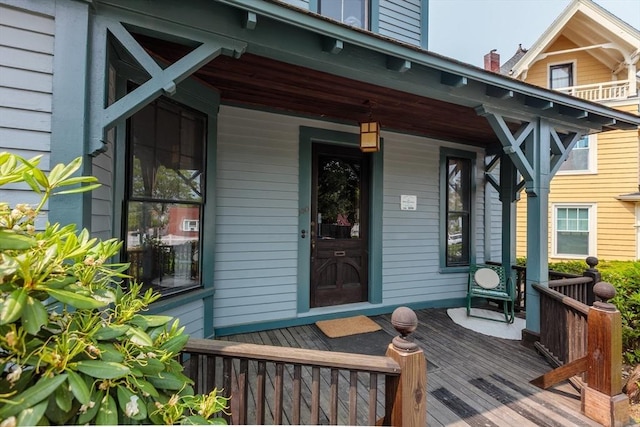 140 Highland Ave Unit 1, Somerville, MA 02143 - doorway to property featuring a porch