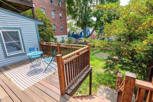 140 Highland Ave Unit 1, Somerville, MA 02143 - view of deck
