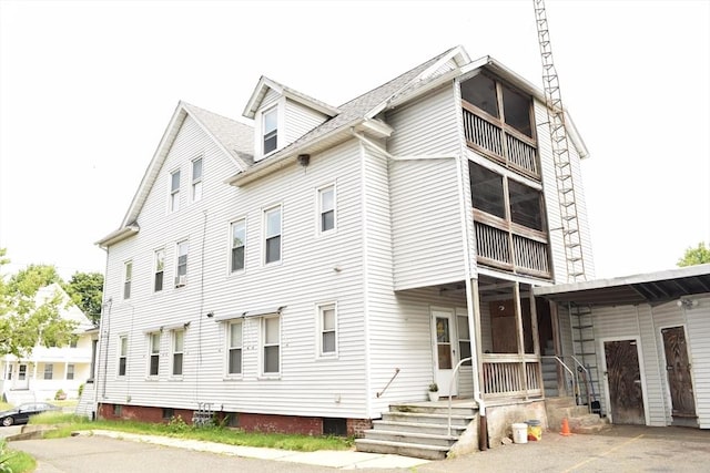 1407-1409 Worcester St, Springfield, MA 01151 - view of front facade with a balcony