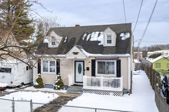 view of cape cod-style house