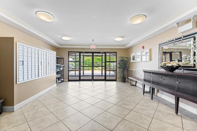 318 Rindge Ave Unit 411, Cambridge, MA 02140 - lobby featuring crown molding