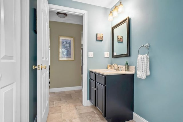 15 Hillside St, Rowley, MA 01969 - bathroom featuring vanity and stone finish floors