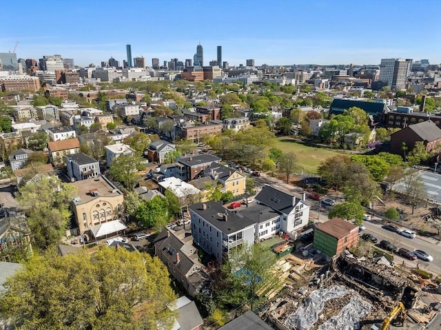 5 Tremont St Unit 3, Cambridge, MA 02139 - drone / aerial view of a view of skyline