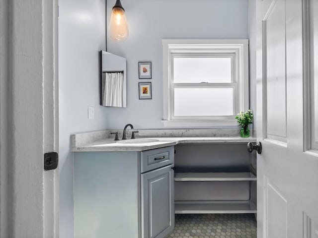 5 Tremont St Unit 3, Cambridge, MA 02139 - bathroom featuring vanity and tile patterned flooring