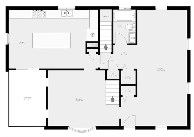 11 Williams St, Arlington, MA 02476 - view of property floor plan