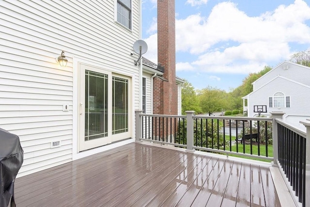 19 Miele Rd, Marlborough, MA 01752 - wooden deck featuring a grill