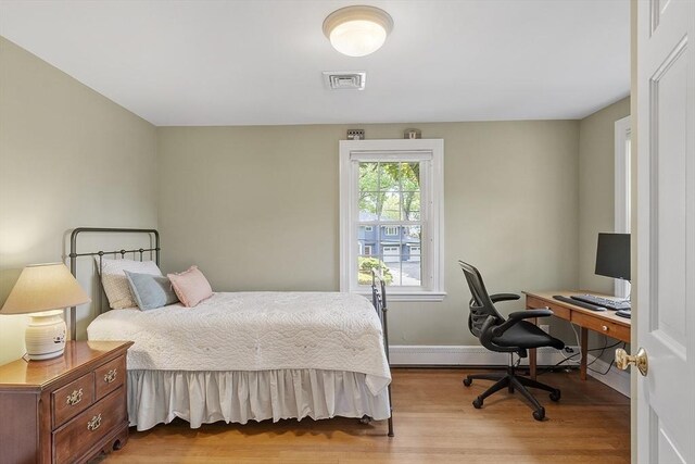 79 Cheever Cir, Andover, MA 01810 - bedroom featuring wood finished floors, a desk, and baseboards