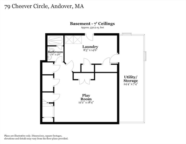 79 Cheever Cir, Andover, MA 01810 - home floor plan