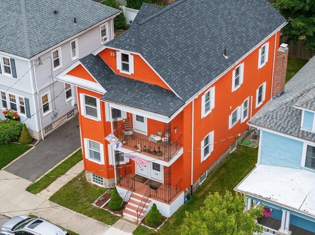 39-41 Ryan St, New Bedford, MA 02740 - view from above of property