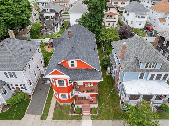 39-41 Ryan St, New Bedford, MA 02740 - aerial view of residential area