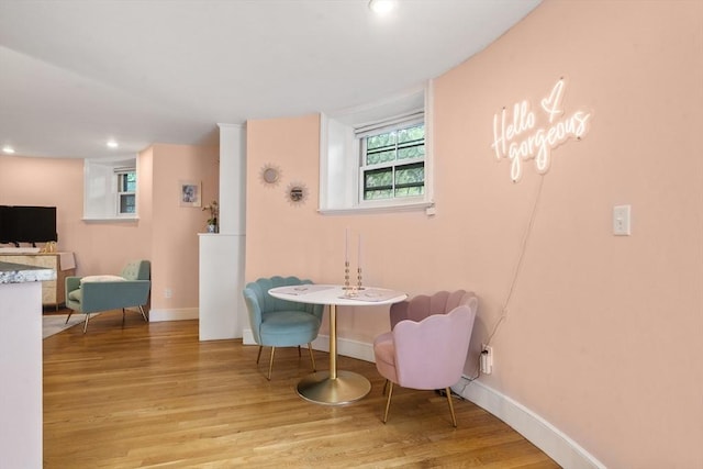 17 Gloucester St Unit A, Boston, MA 02115 - dining space with wood finished floors and recessed lighting