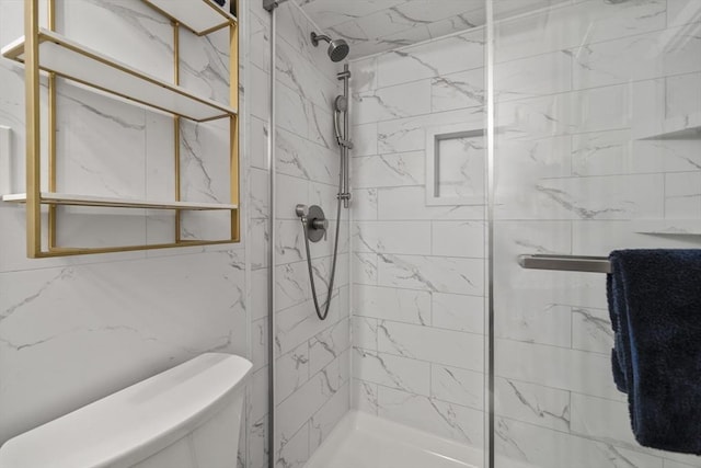 17 Gloucester St Unit A, Boston, MA 02115 - bathroom with a marble finish shower