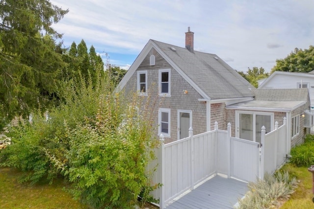 view of rear view of house