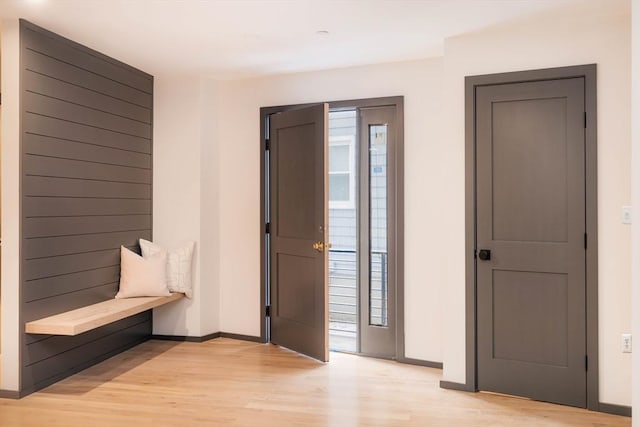 interior space featuring light hardwood / wood-style flooring