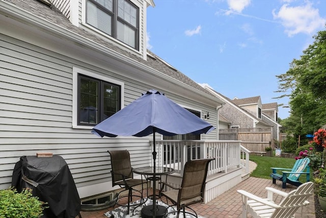 675 Main St Unit C1, Barnstable, MA 02635 - deck featuring grilling area and a patio