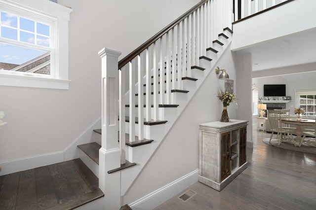 675 Main St Unit C1, Barnstable, MA 02635 - stairs featuring wood finished floors and a high ceiling