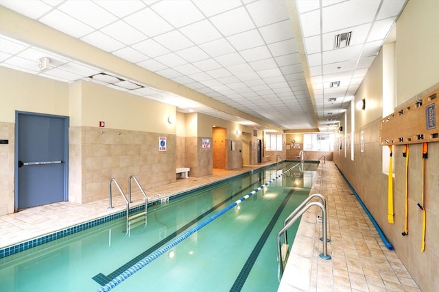 view of indoor pool