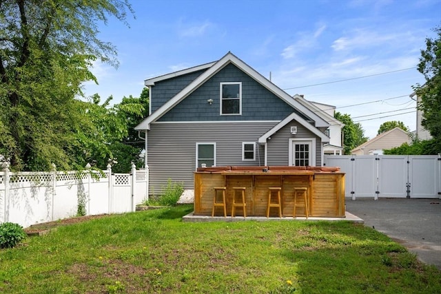 5 Ethel St, Blackstone, MA 01504 - back of property featuring a gate