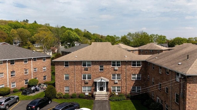 view of subject property