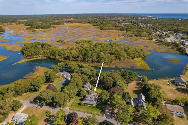 21 N Rd, Harwich, MA 02671 - drone / aerial view with a water view